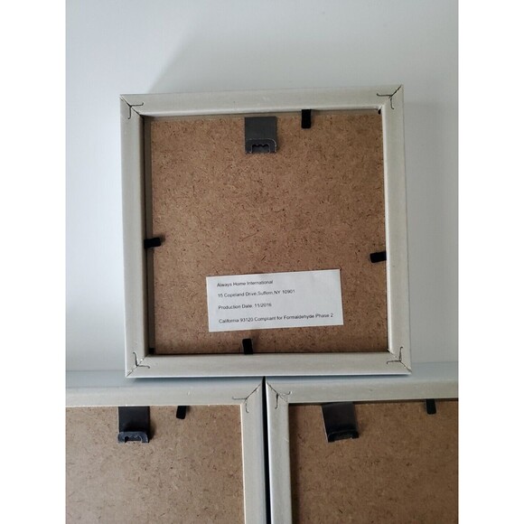 Always Home INT Set 3 White Framed Ready To Hang Small Farmhouse Animal Pictures - Picture 6 of 11